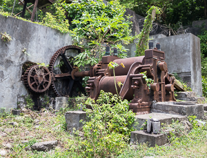 Abandoned sugarcame press.